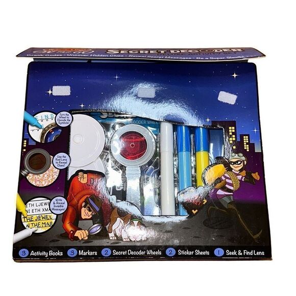 NIB Melissa & Doug Secret Decoder Deluxe Activity Set On The Go activity gift - Picture 7 of 8